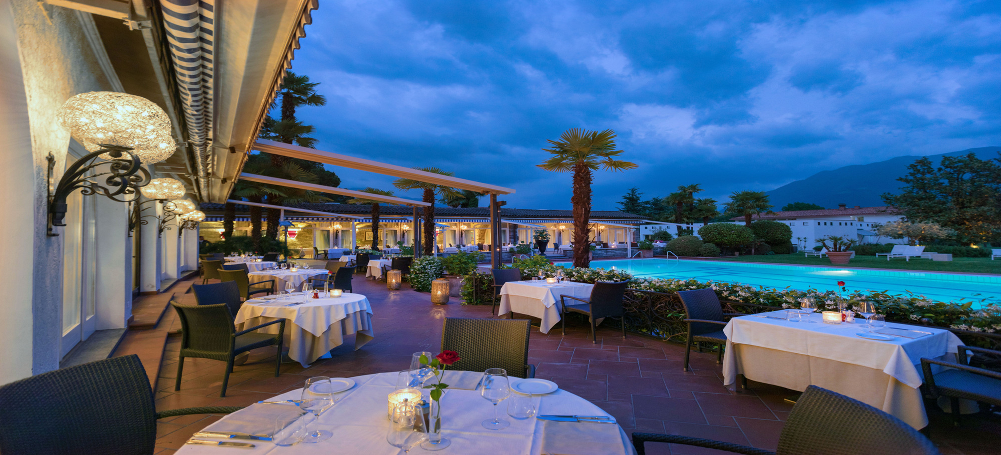 Ristoranti e buona cucina al Parokhotel Delta di Ascona Parkhotel